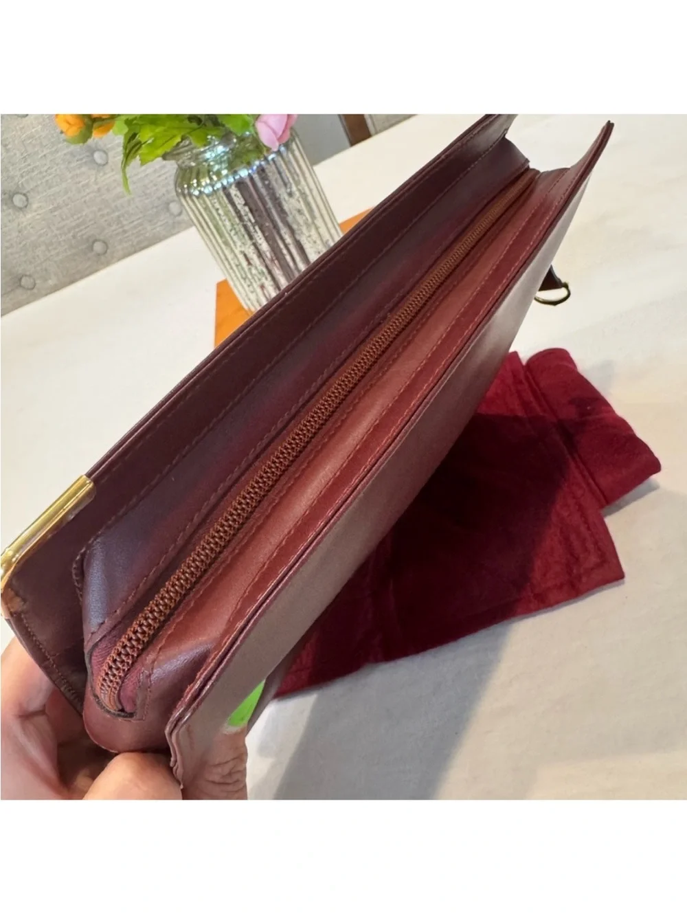 Cartier authentic clutch